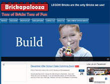 Tablet Screenshot of brickapalooza.com